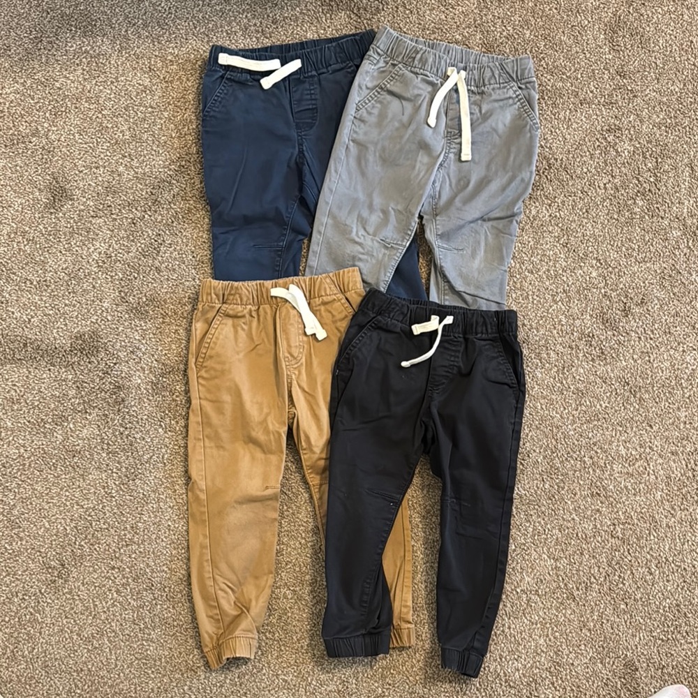 Cat and Jack Toddler Jogger Pants Set - Navy, Gray, Tan, Black